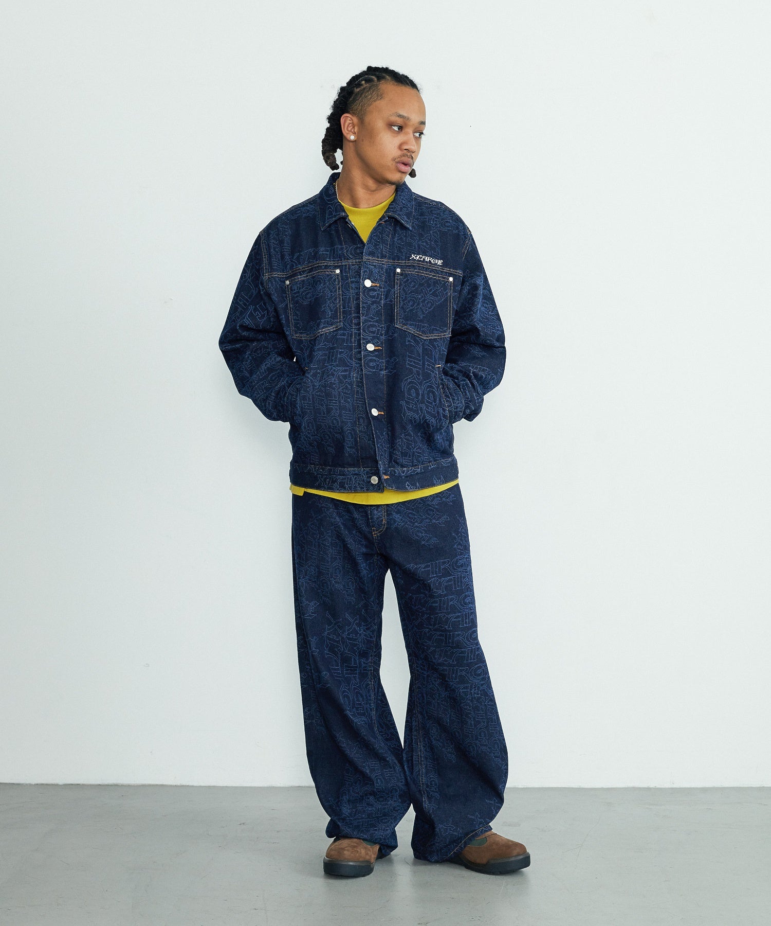 EMB DENIM JACKET