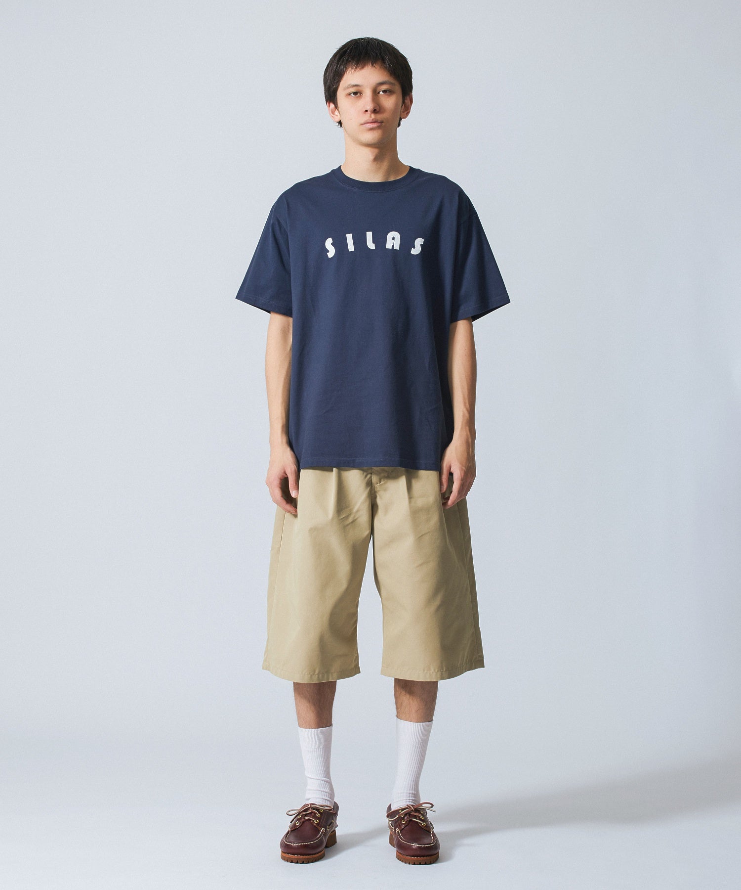 SHORT BAGGY CHINO PANTS