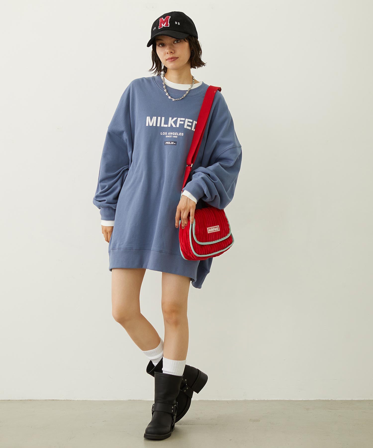 CHENILLE LOGO EMBROIDERY MELTON CAP