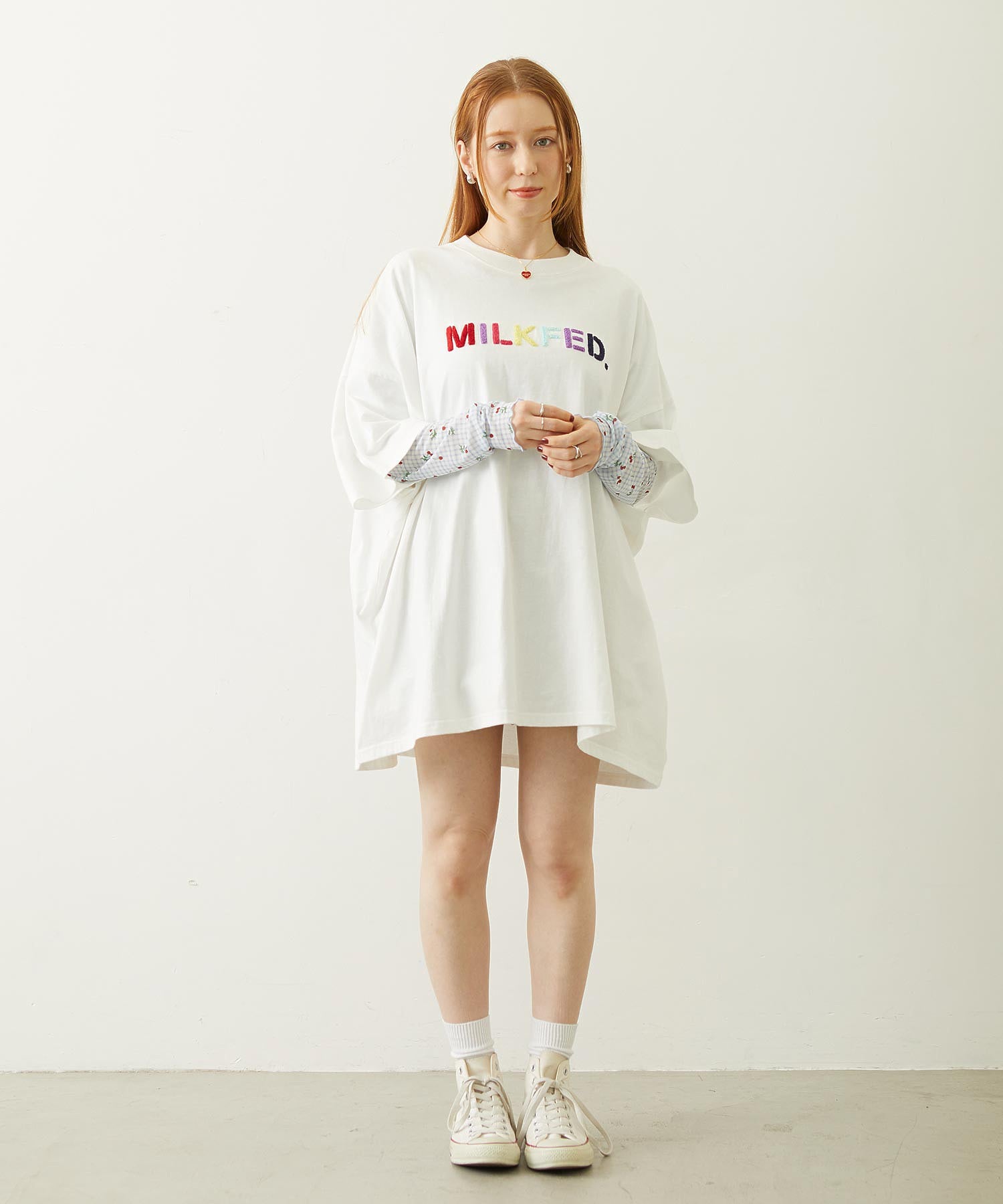 STENCIL SAGARA EMBROIDERY S/S TEE