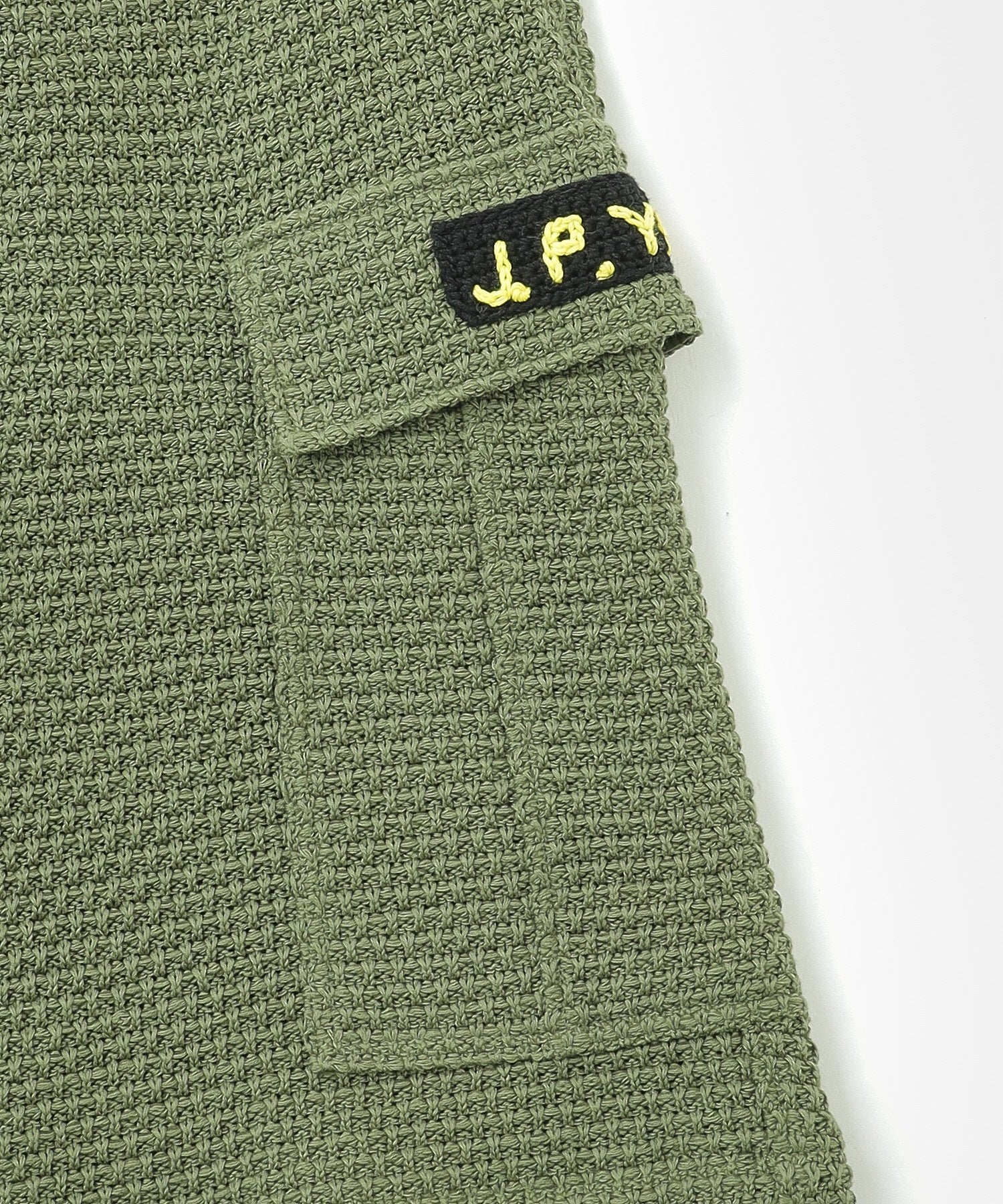 gimcontext/ジム コンテキスト/Basket Weave Cargo Knit Shorts/25105120