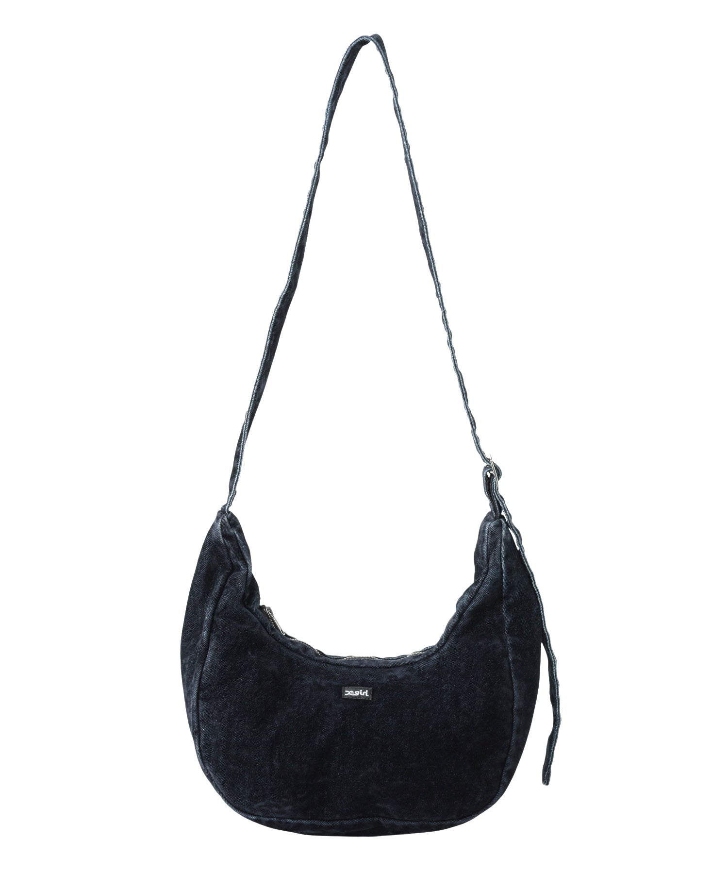 FLOCKED DENIM BAG