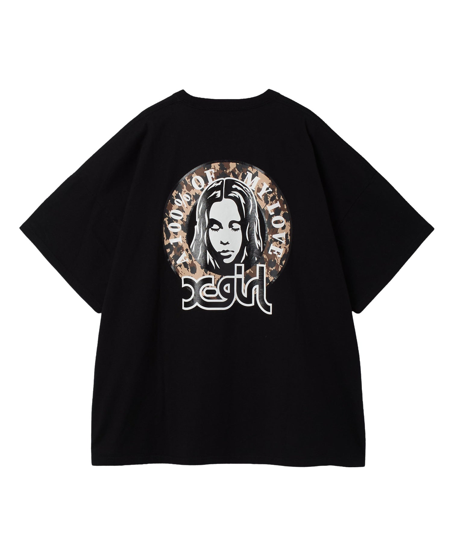 LEOPARD CIRCLE LOGO AND FACE S/S TEE DRESS