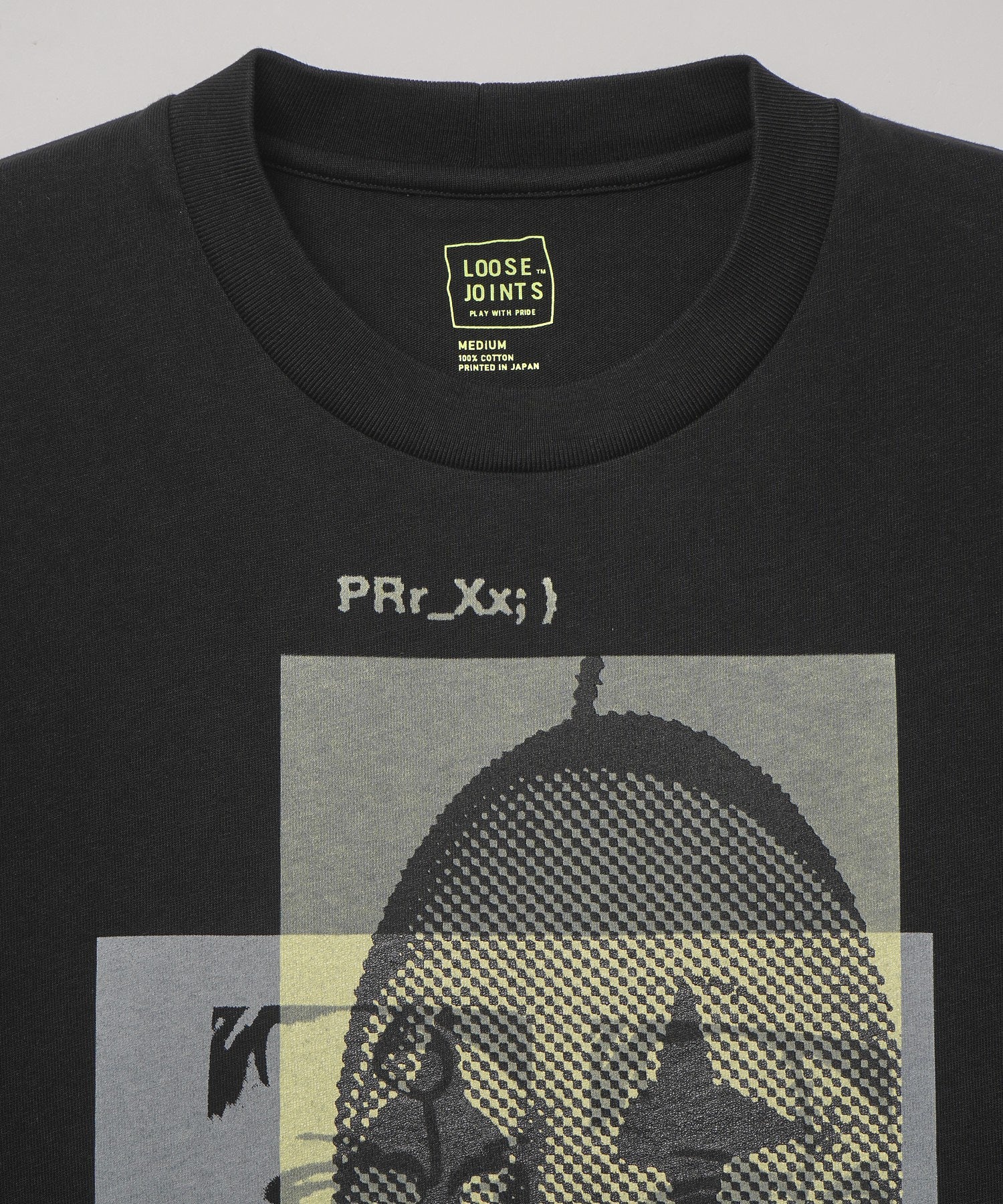 LOOSE JOINTS/ルーズジョインツ MISHA HOLLENBACH-WHAT DID YOU DO AT THE FOUNTAIN S/S TEE LS25JS001MH