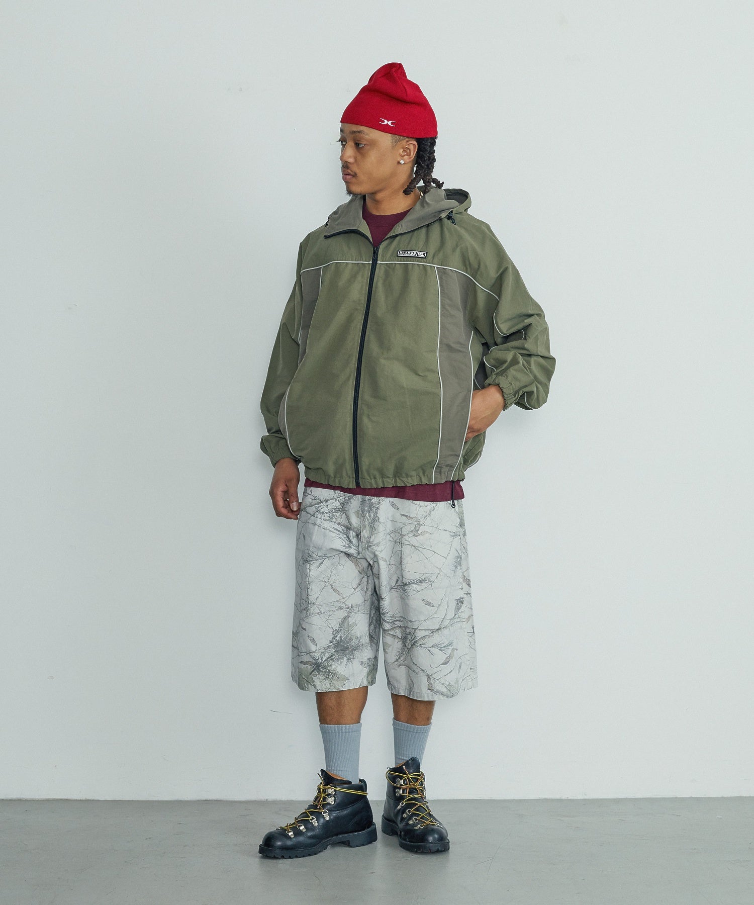 HERRINGBONE SHORT PANTS