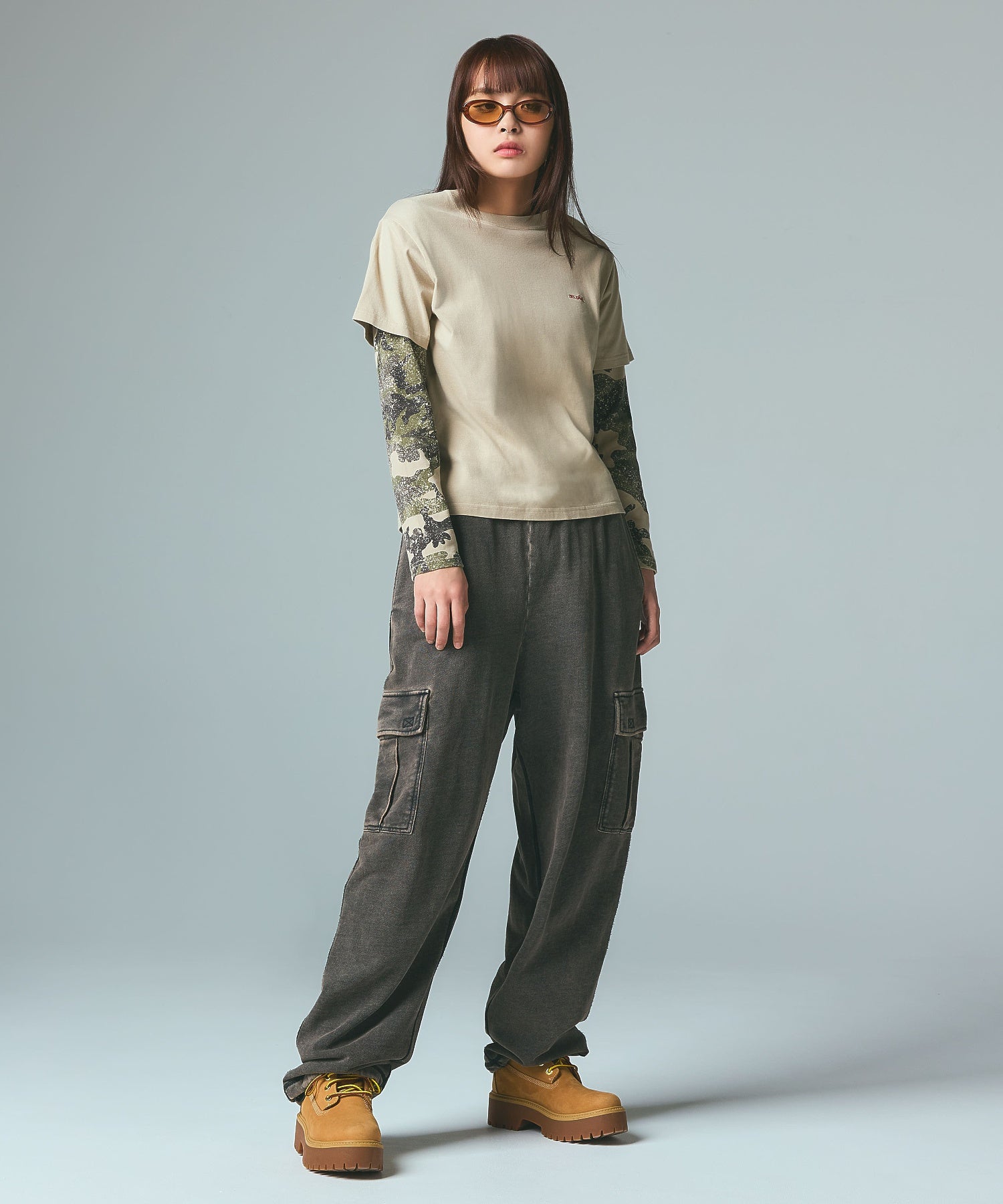 OVAL LOGO PATCH L/S COMPACT TOP