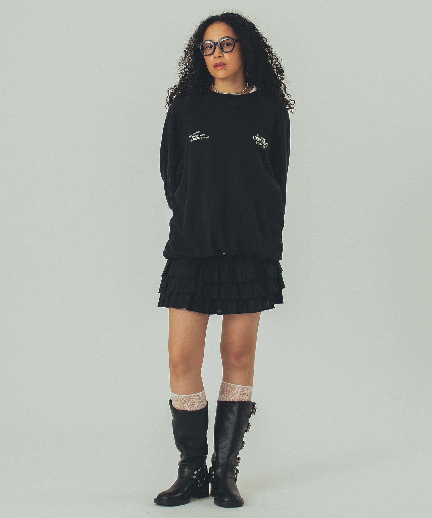 model:168cm 着用サイズ:ONE SIZE