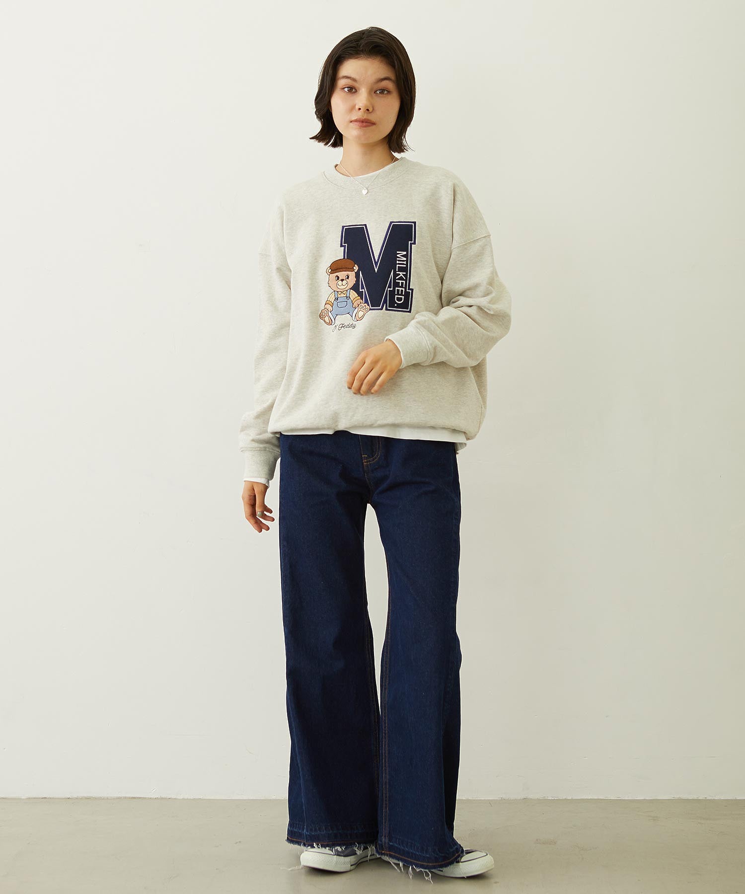 M.FEDDY EMBLEM SWEAT TOP