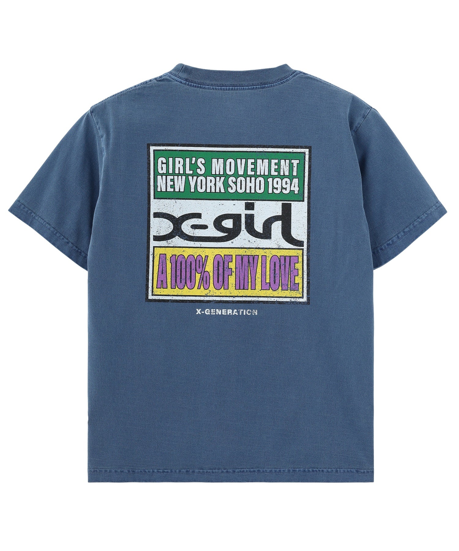 FADED HARD COLORS BOX LOGO S/S TEE