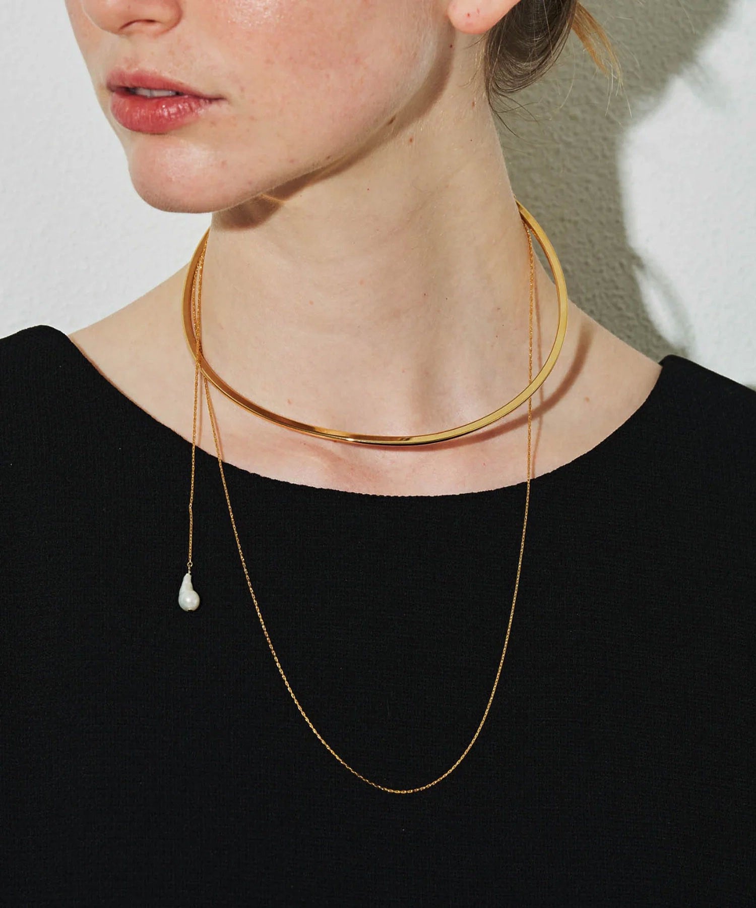 loni/BUD MULTIWAY PEARL CHOKER