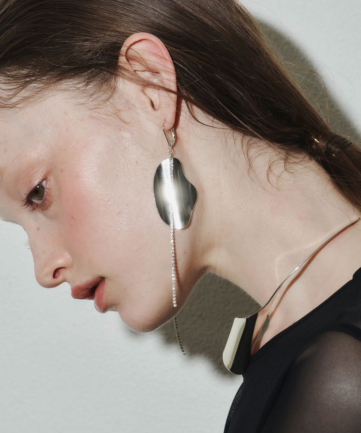 loni/LEAF BIJOU ASYMMETRY PIERCE