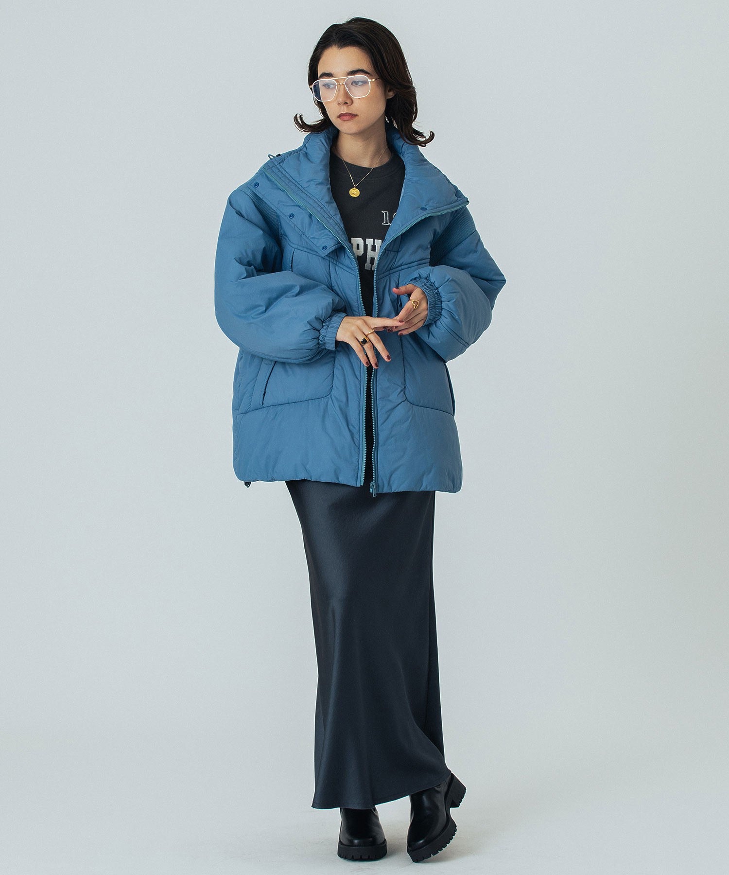 model:172cm 着用サイズ:M