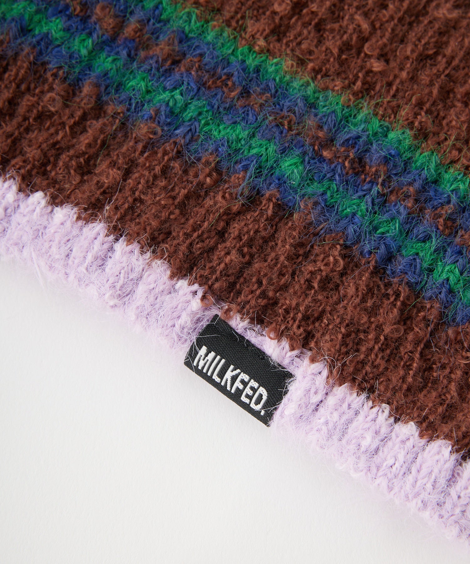 TWO-TYPE STRIPED KNIT VEST