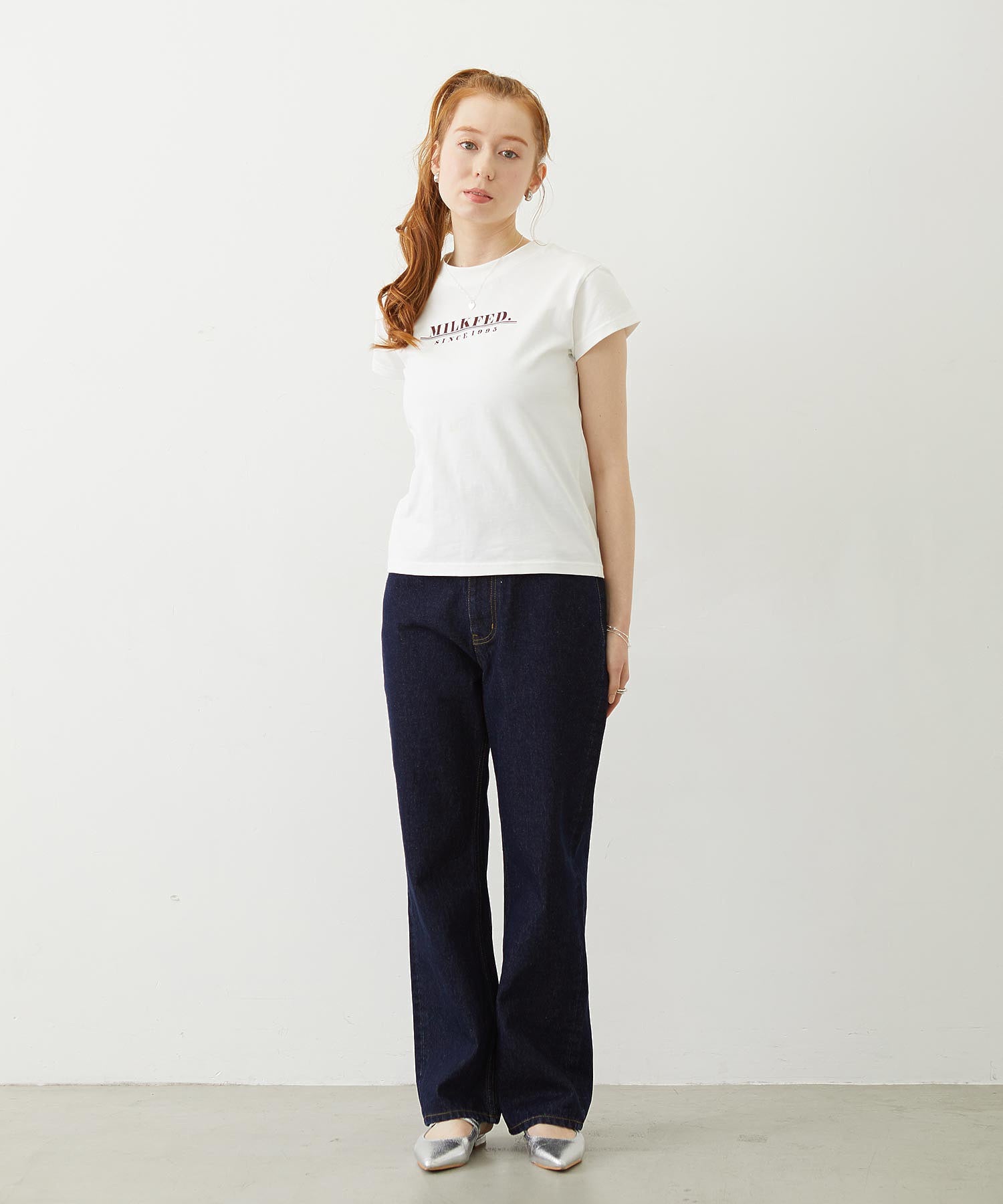 STRAIGHT DENIM PANTS