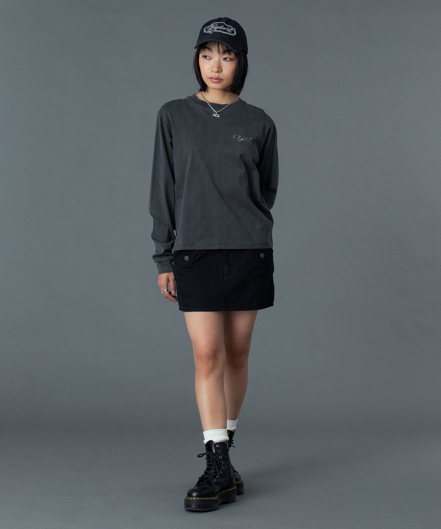 FLAP POCKET MINI SKIRT