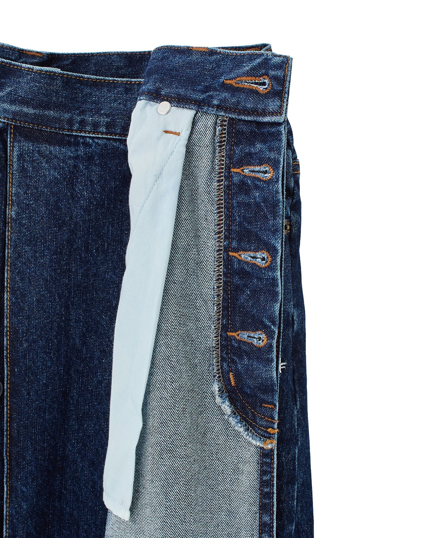 ASYMMETRICAL LONG SKIRT