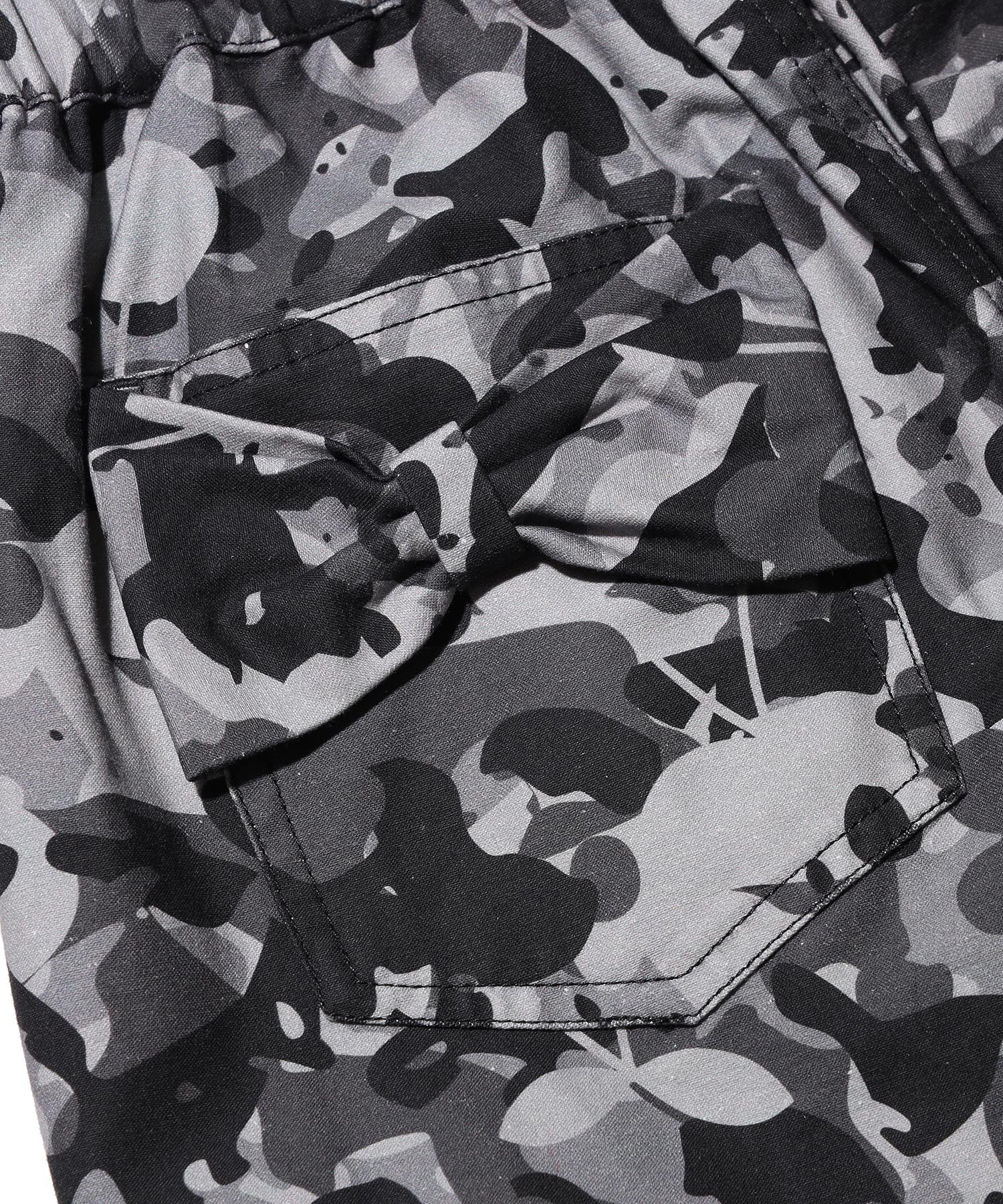 FRILL HEM CAMO PANTS