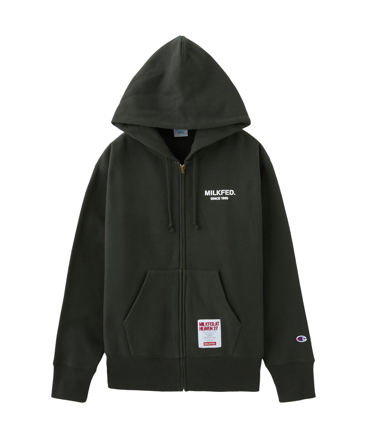 MILKFED. × CHAMPION SWEAT ZIP HOODIE