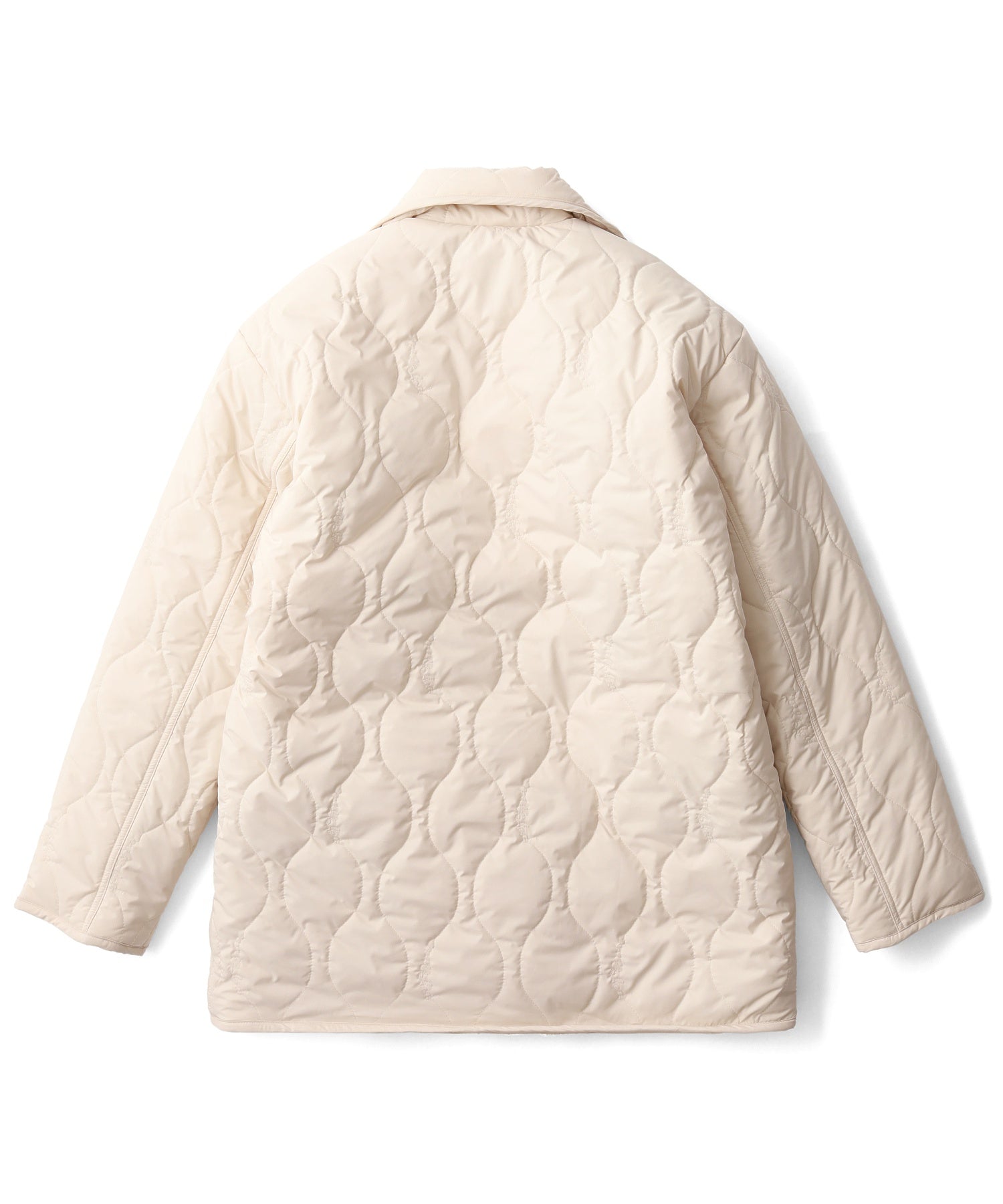 REVERSIBLE QUILTED LOGO LONG COAT