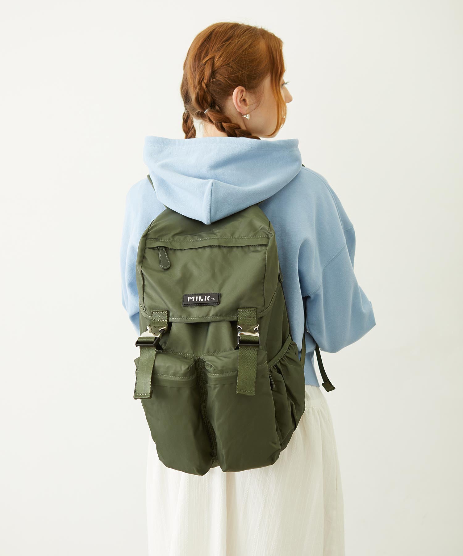 LOGO PLATE BACKPACK MILKFED.