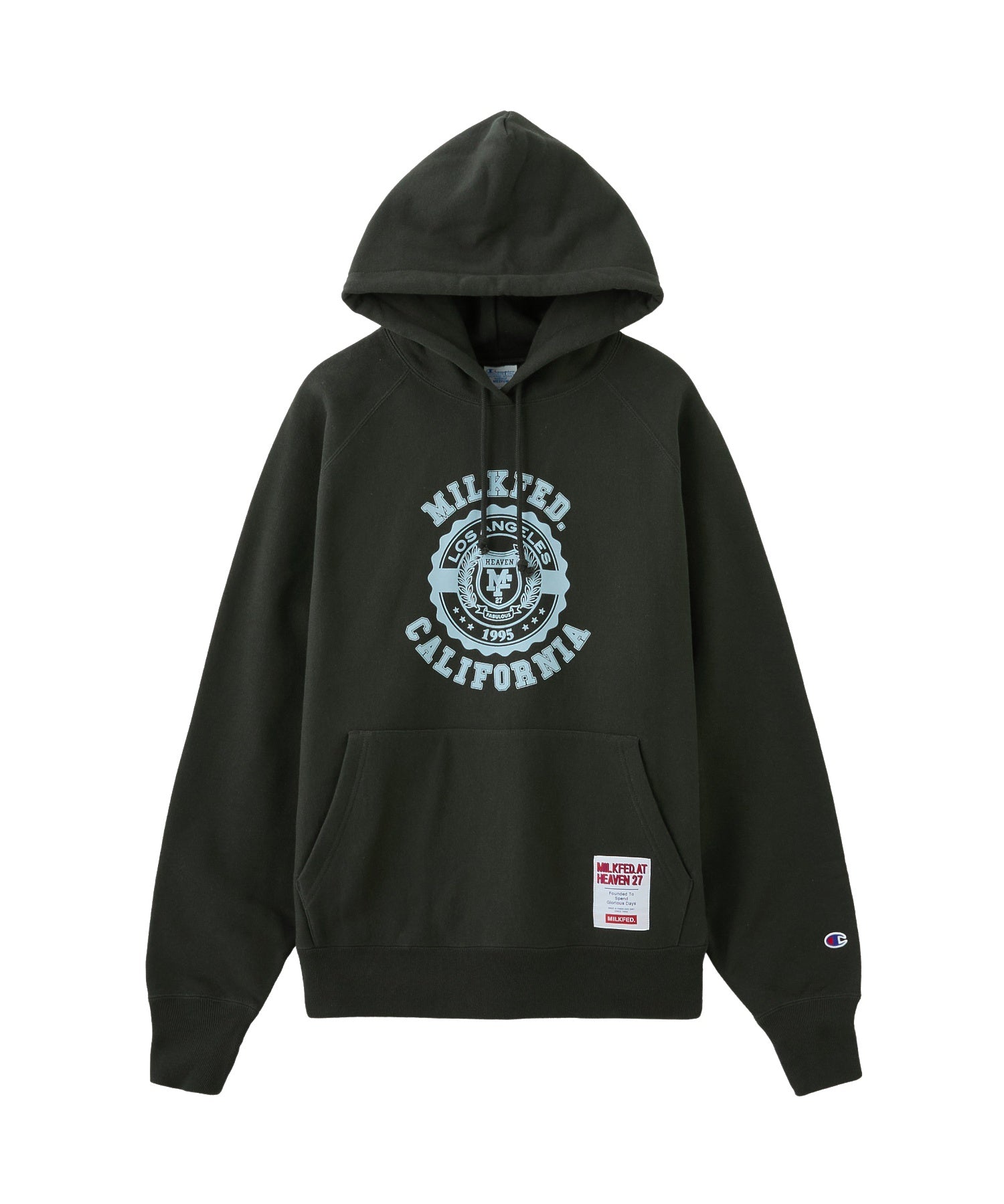 MILKFED. × CHAMPION COLLEGE LOGO SWEAT HOODIE