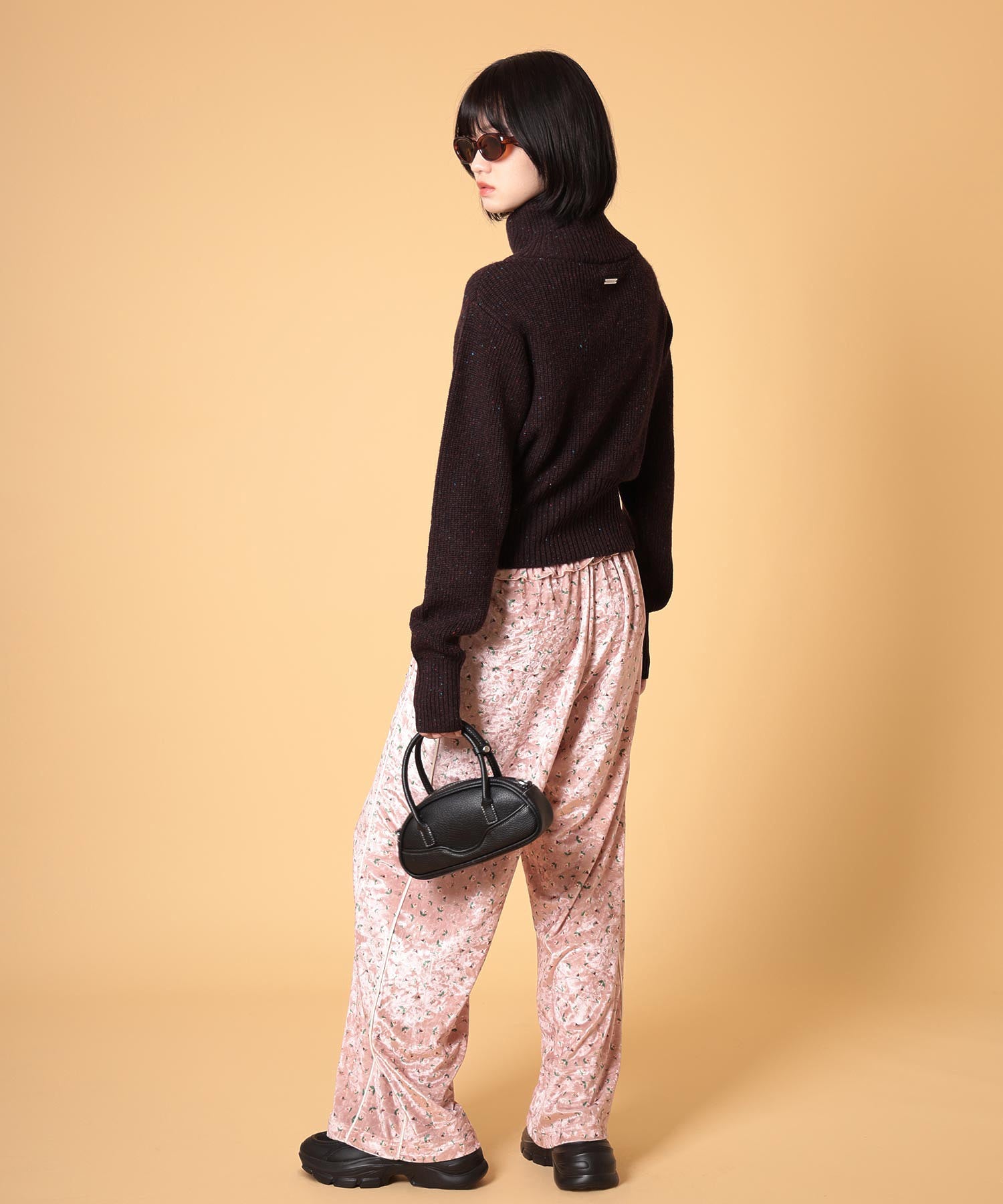 ネップジップアップセーター