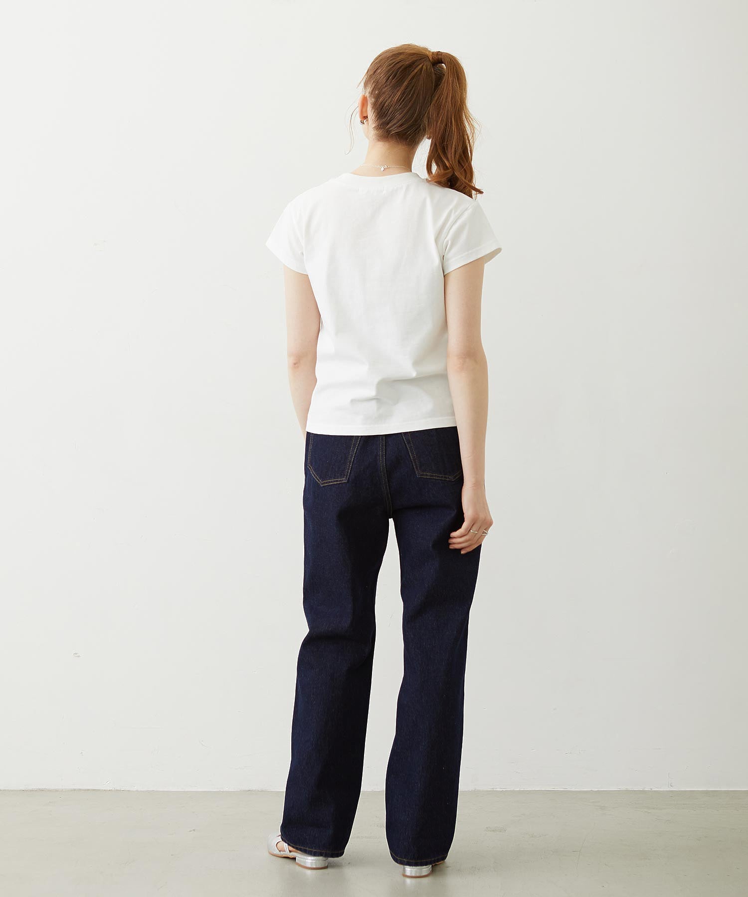 STRAIGHT DENIM PANTS