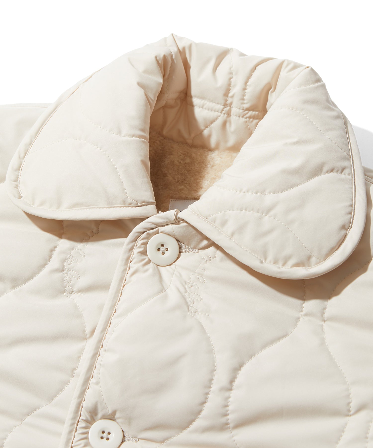 REVERSIBLE QUILTED LOGO LONG COAT