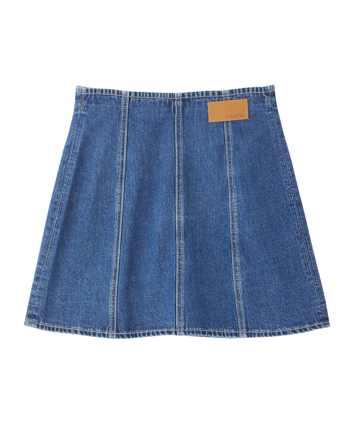 DENIM ZIP SKIRT