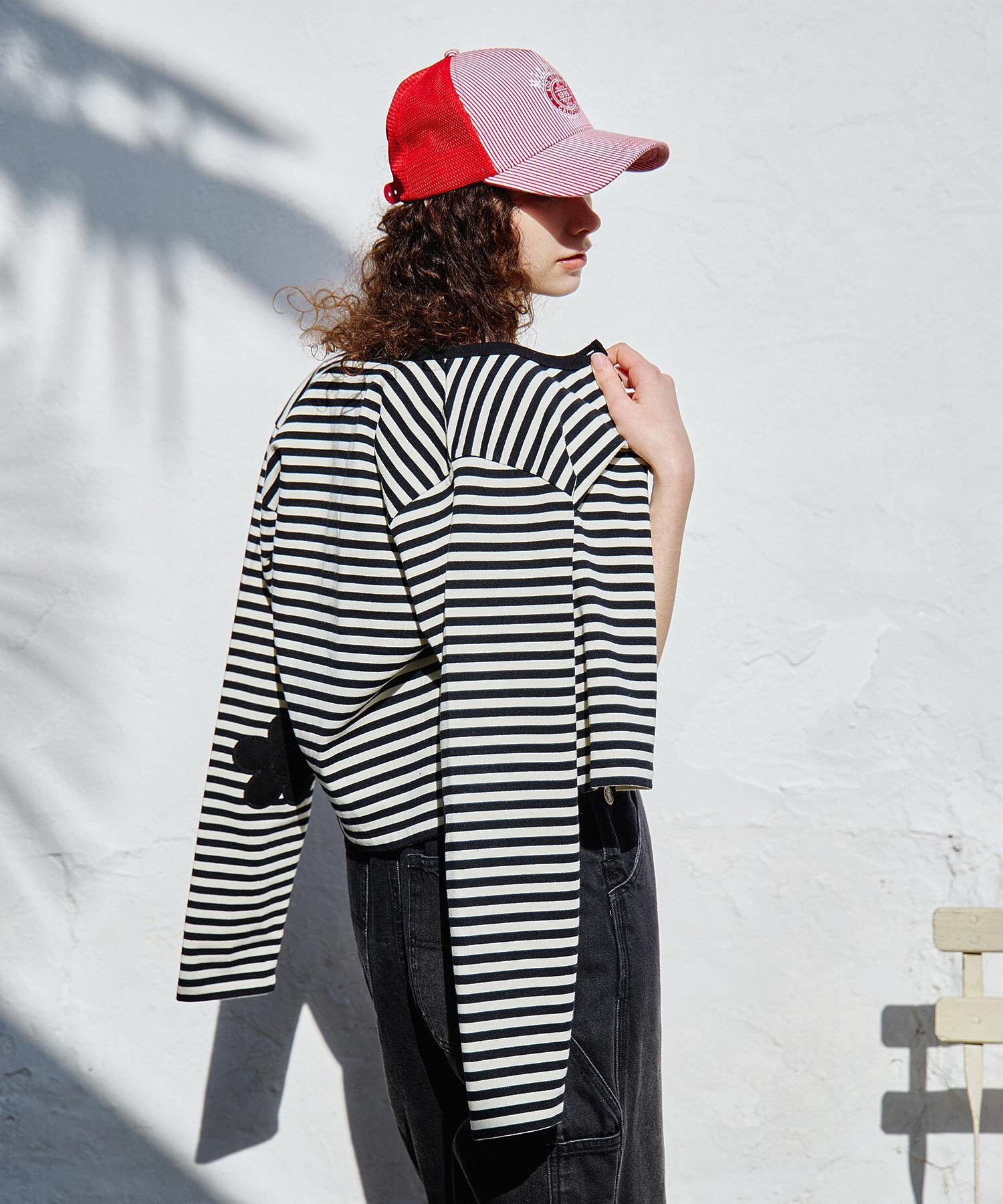 FLOWER ELBOW CARDIGAN