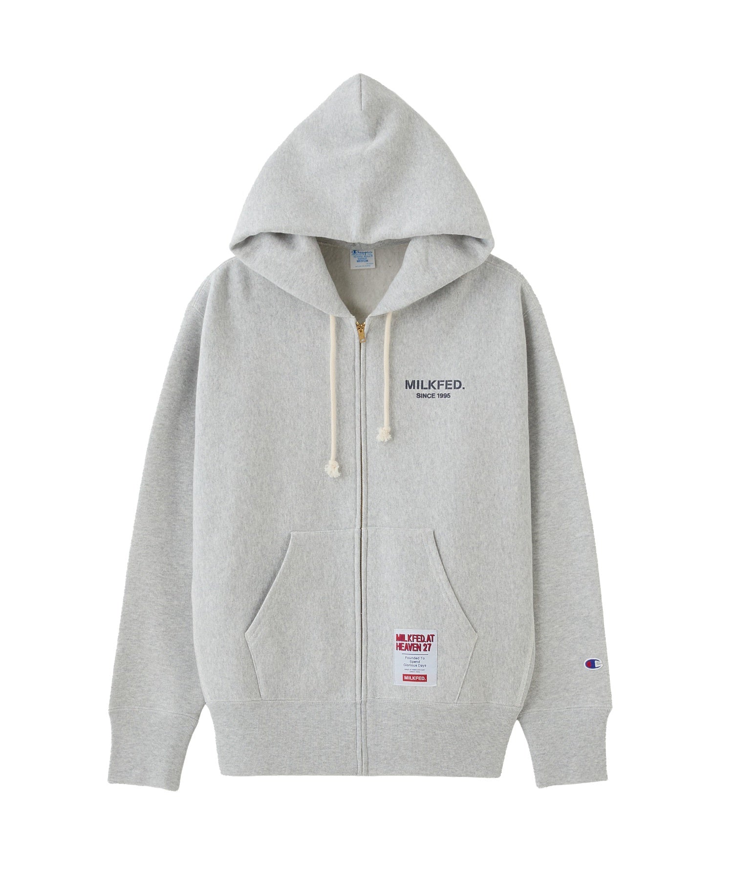 MILKFED. × CHAMPION SWEAT ZIP HOODIE