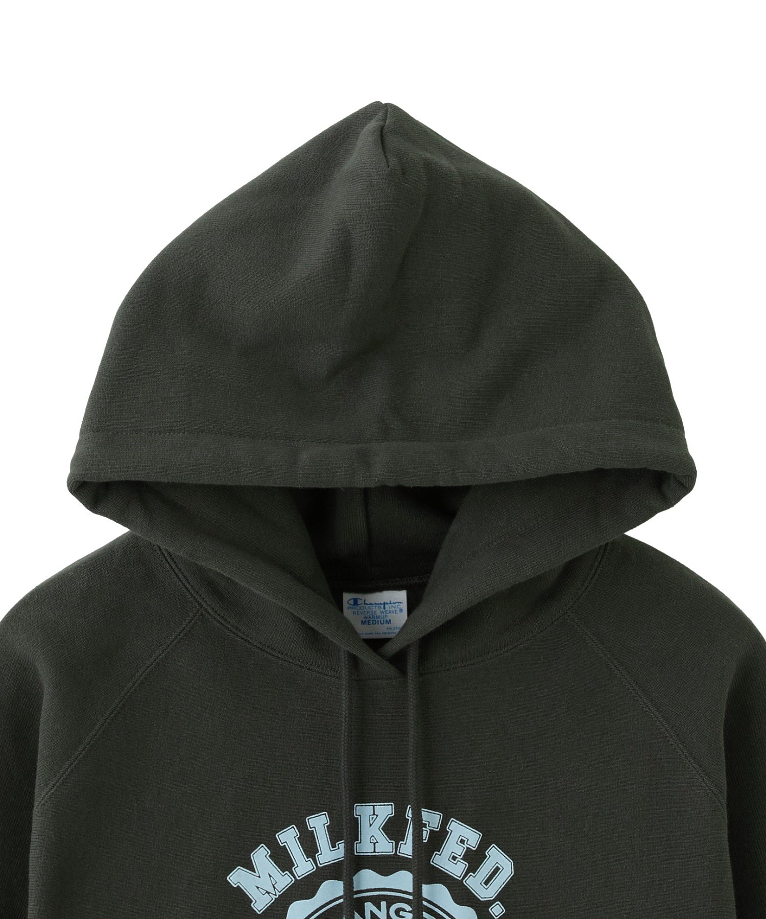 MILKFED. × CHAMPION COLLEGE LOGO SWEAT HOODIE