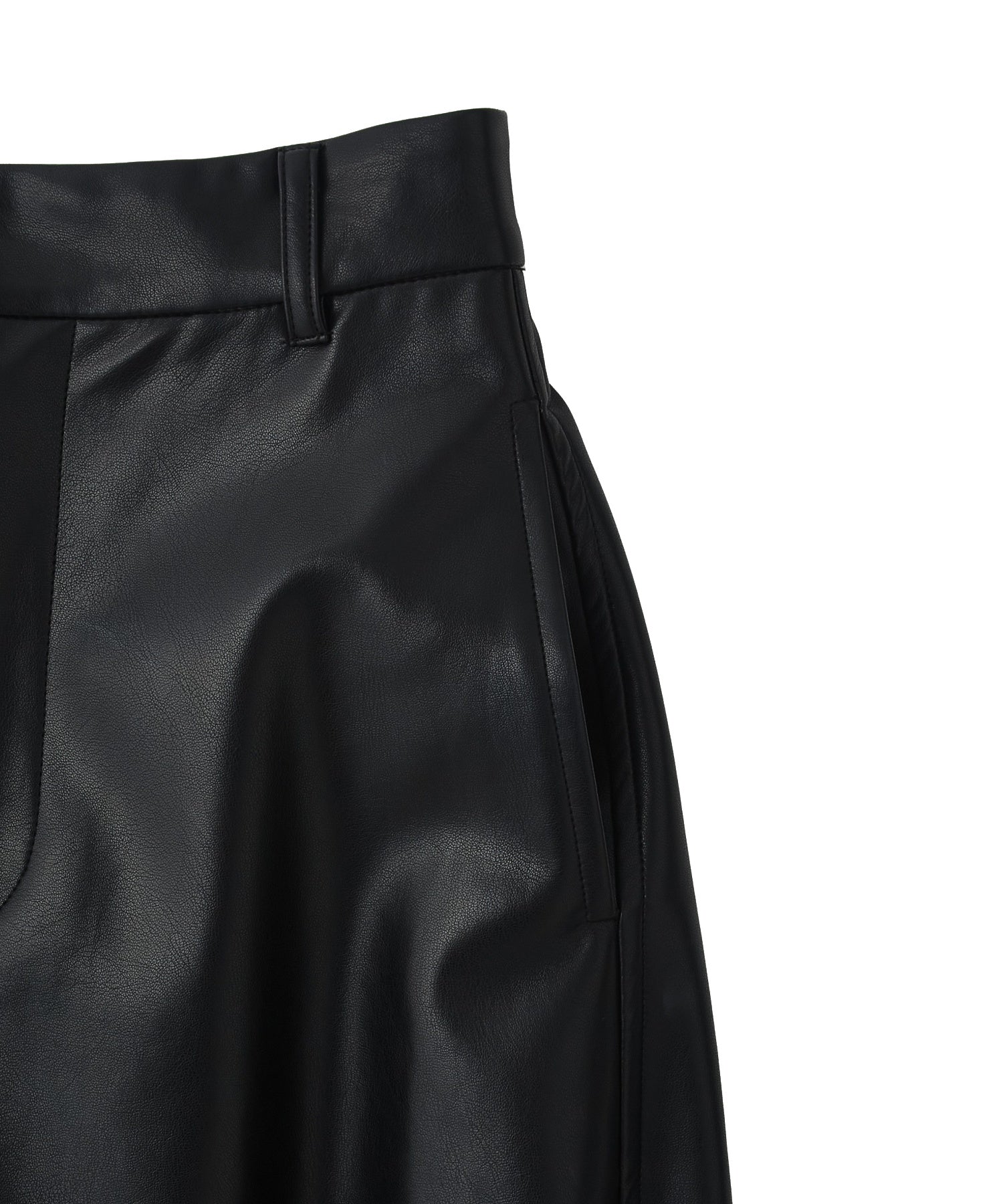 レザーカーブパンツ