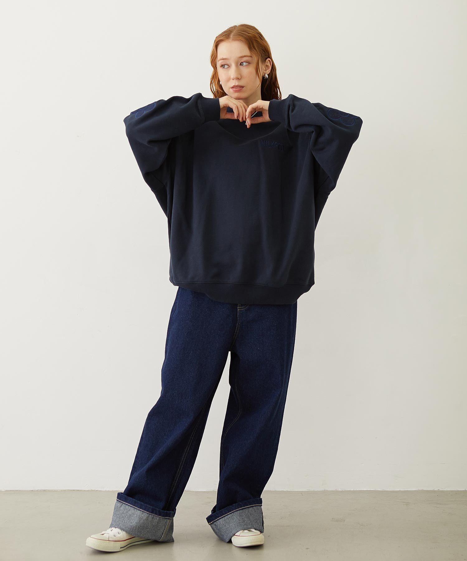 BOYFRIEND LOOSE DENIM PANTS