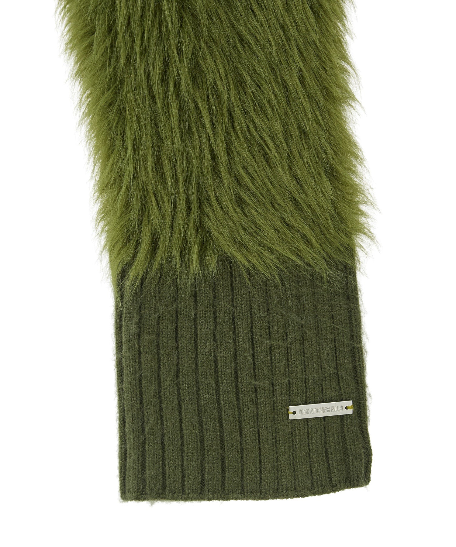 ビッグカラーシャギーニットカーディガン