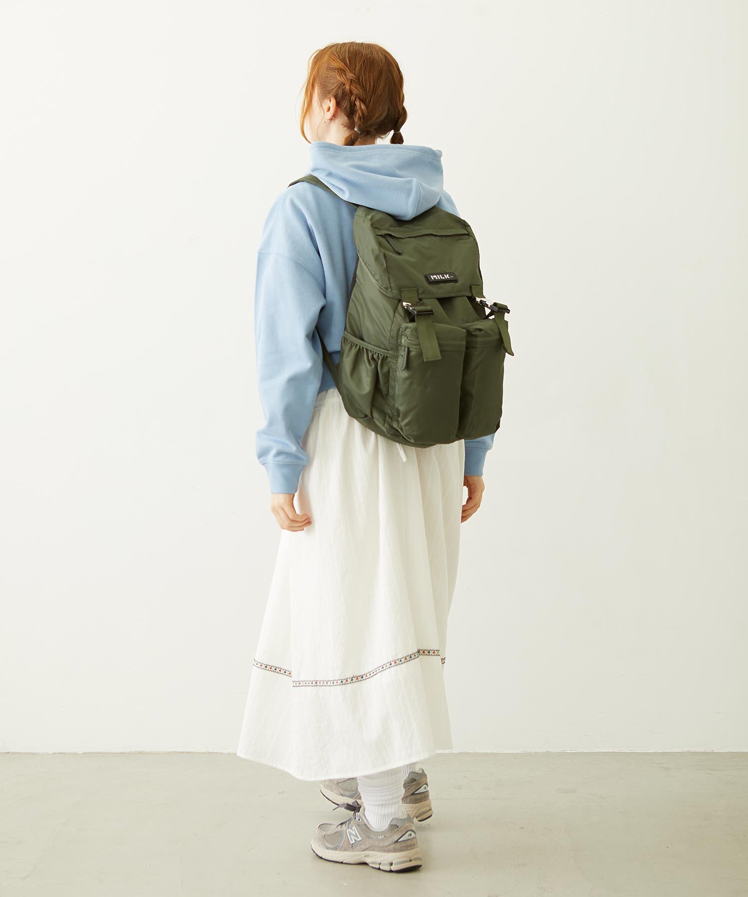 LOGO PLATE BACKPACK MILKFED.