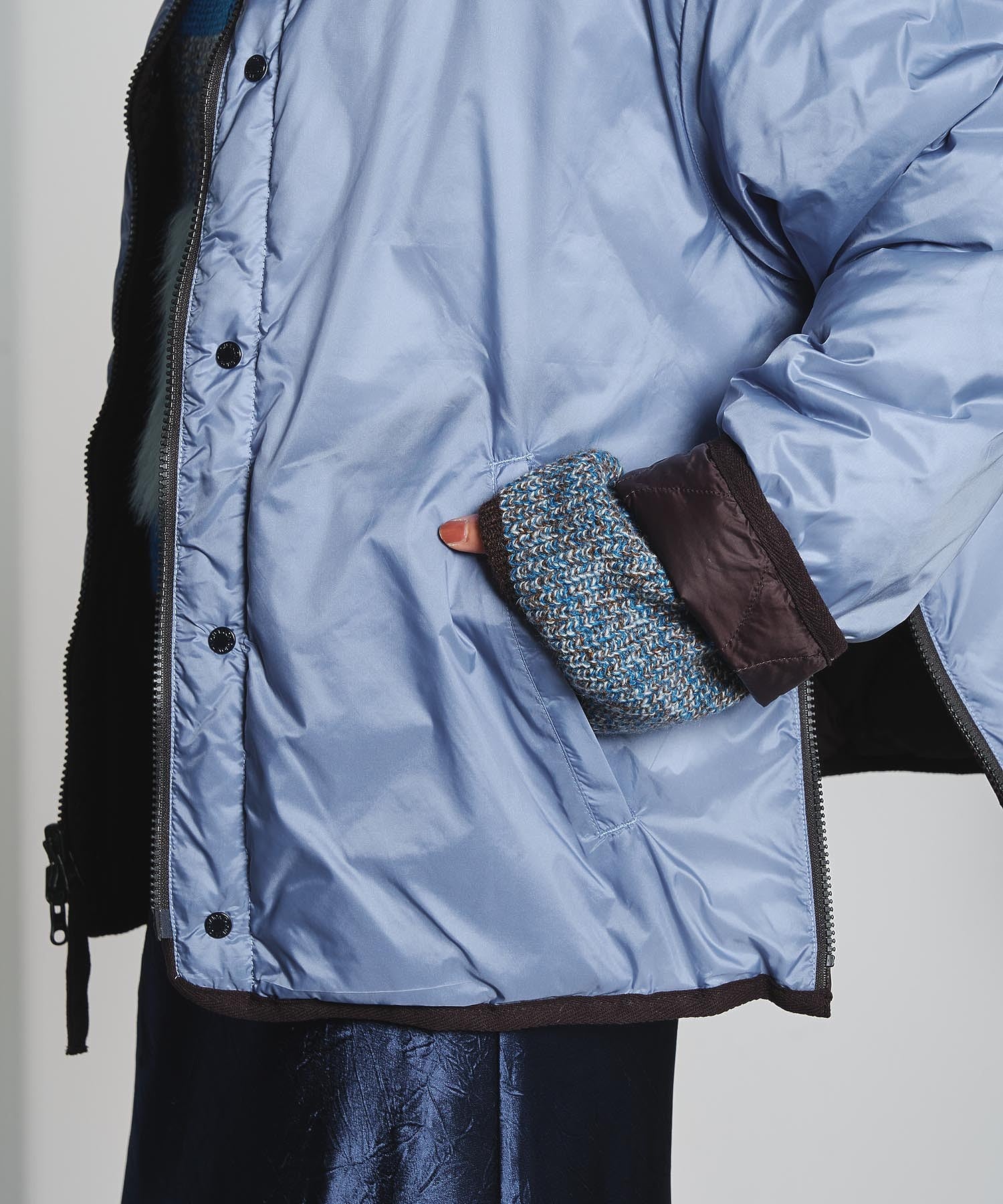 【ROSE BUD別注】TAION/REVERSIBLE DOWN JKT