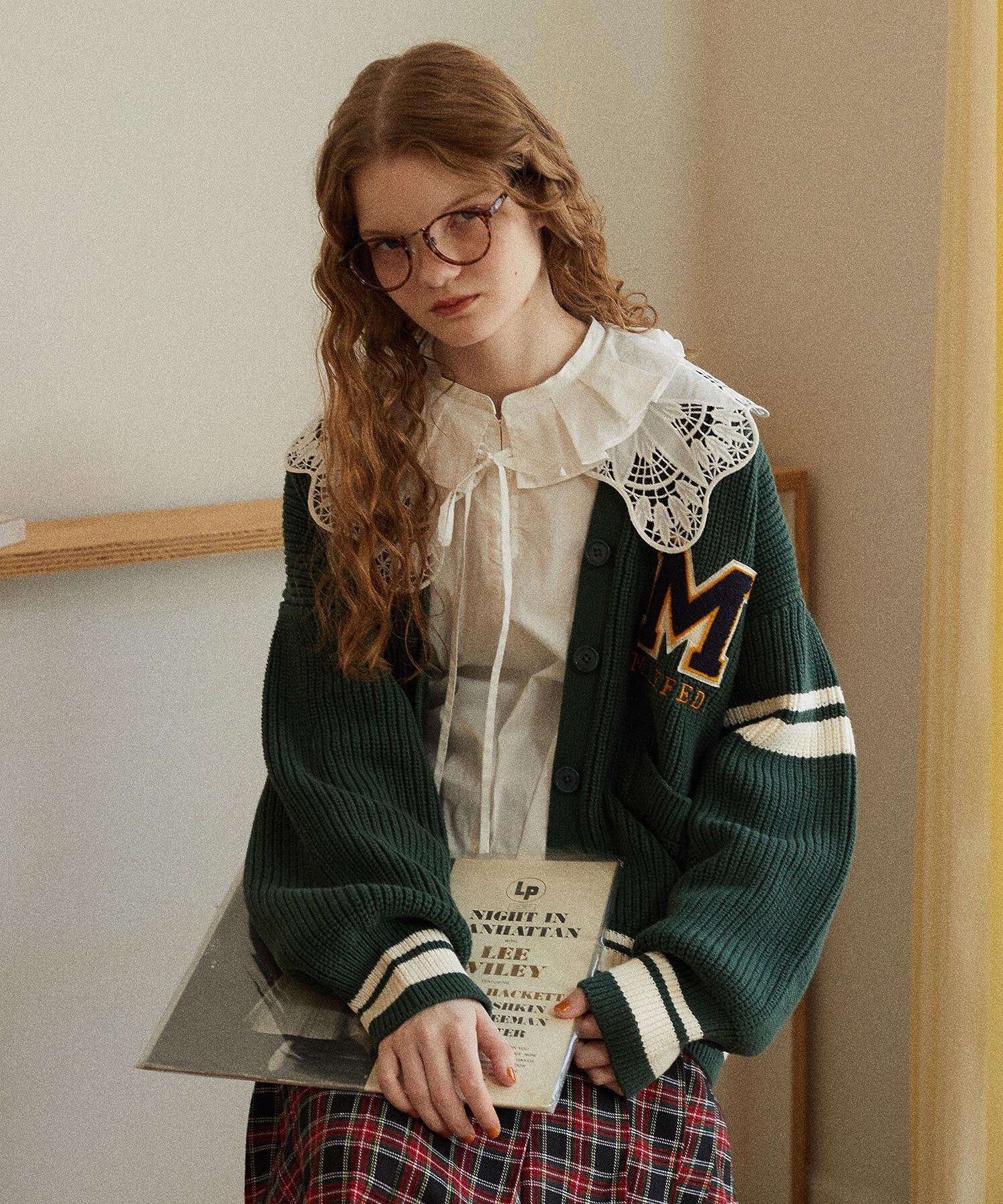 MULTI RUFFLE COLLAR BLOUSE