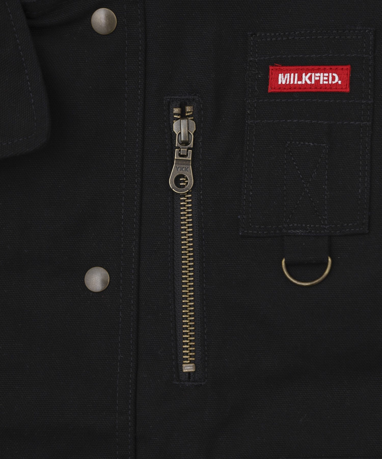 DEFORMED COLLAR DUCK VEST