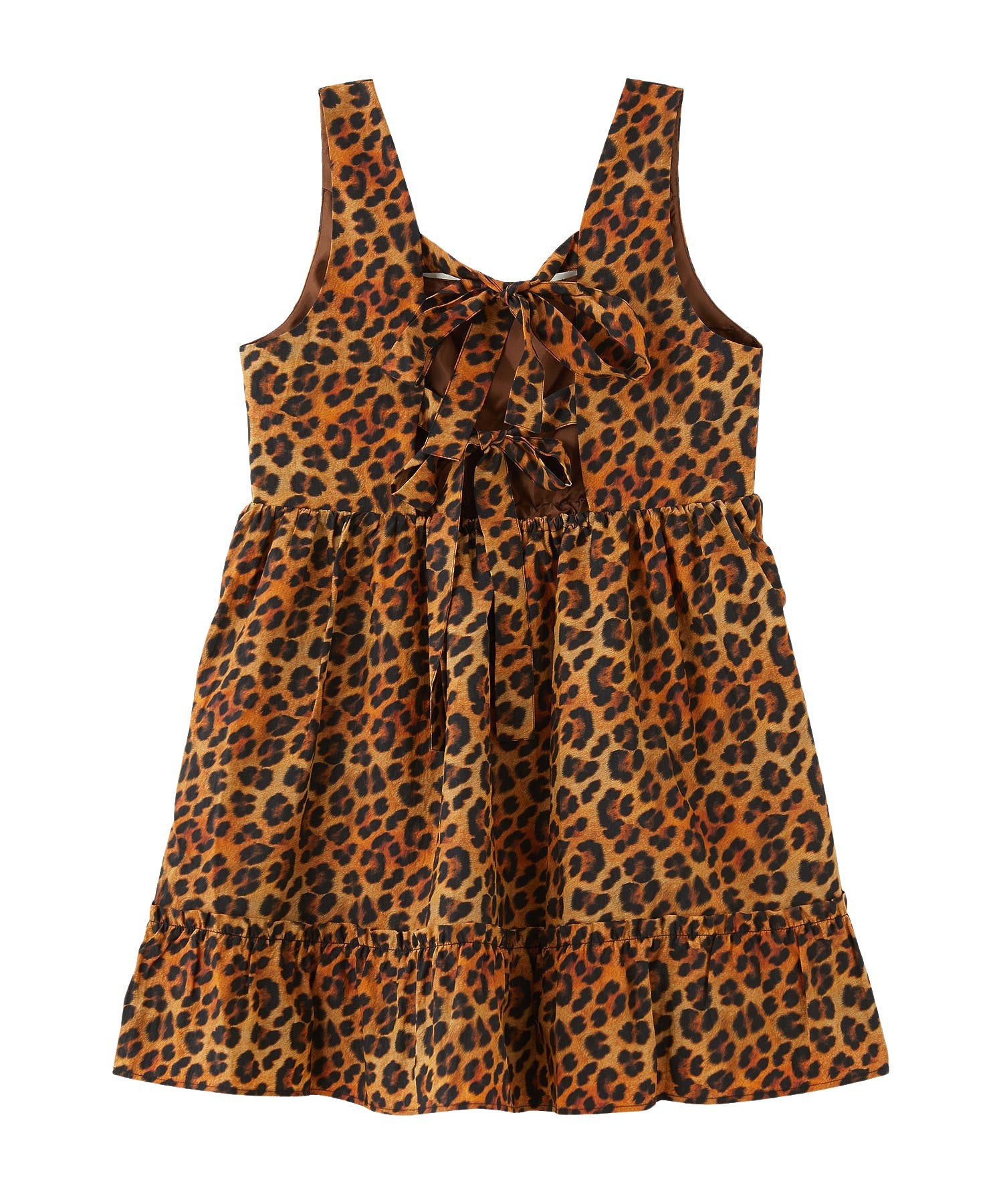 LEOPARD PRINT MINI DRESS