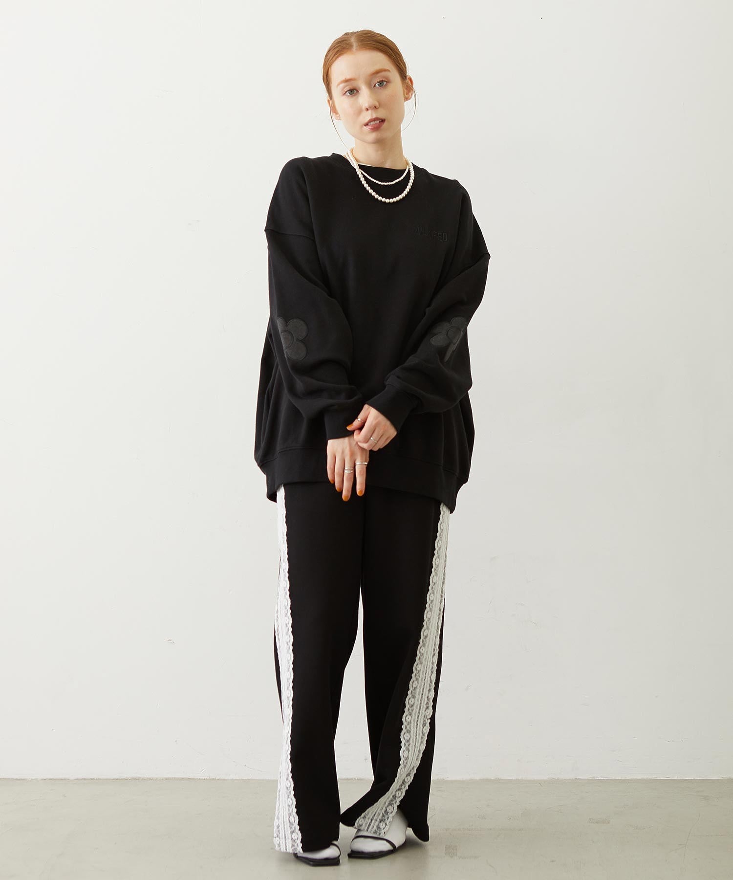 LACE LINE PANTS