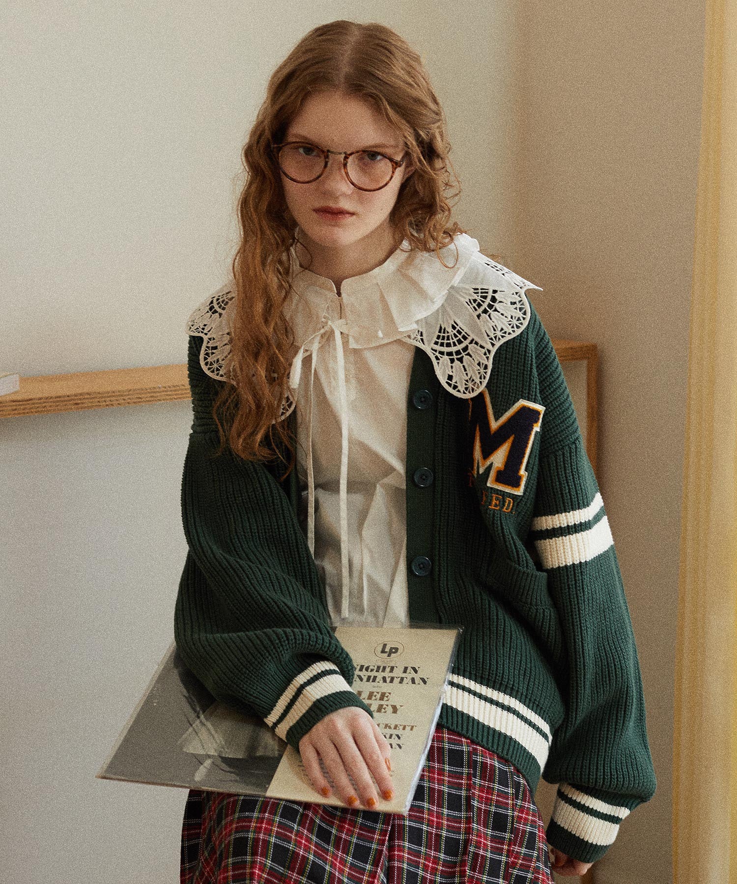 MULTI RUFFLE COLLAR BLOUSE