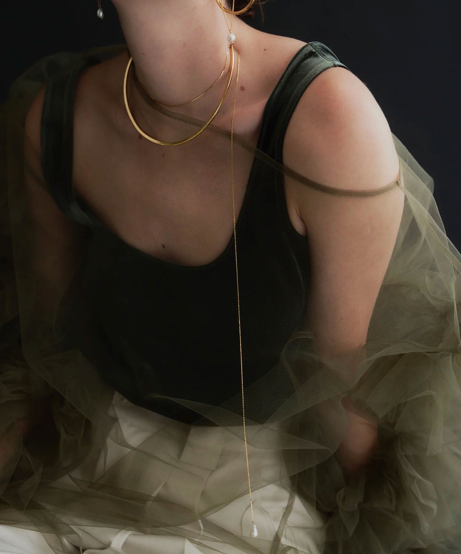 loni/BUD MULTIWAY PEARL CHOKER
