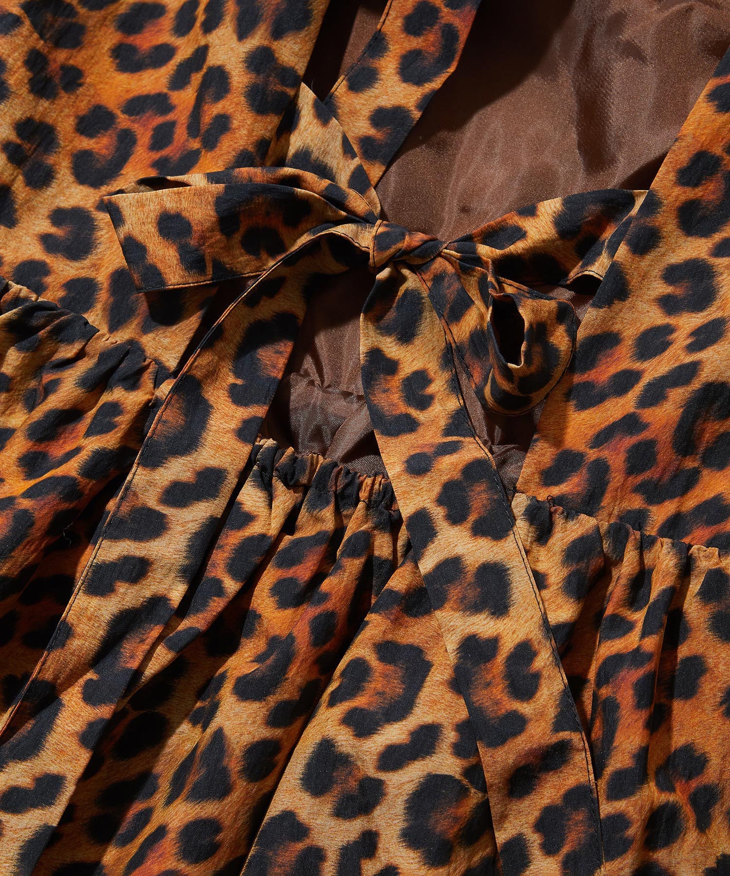 LEOPARD PRINT MINI DRESS