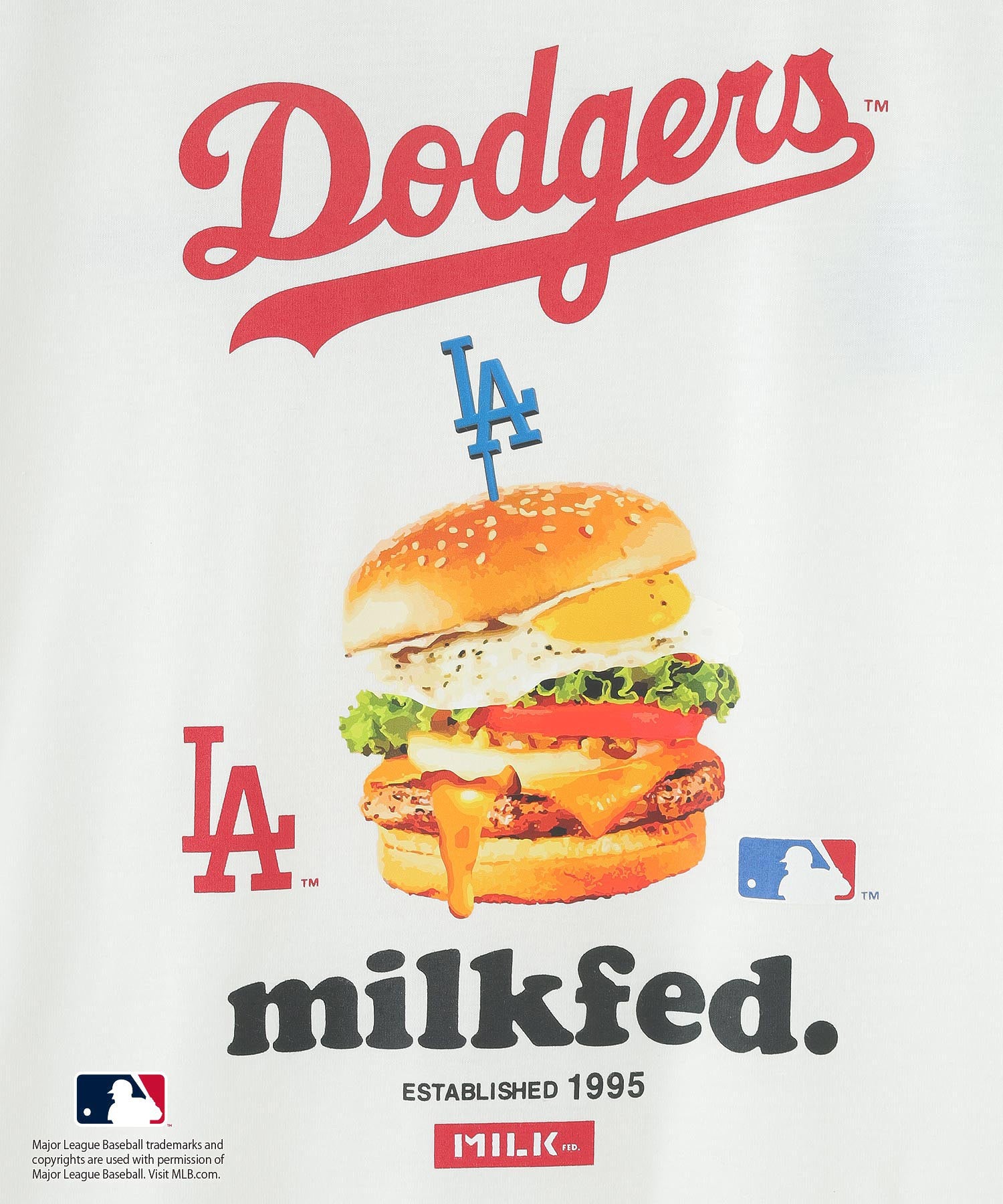 MILKFED. × MLB BIG S/S TOP