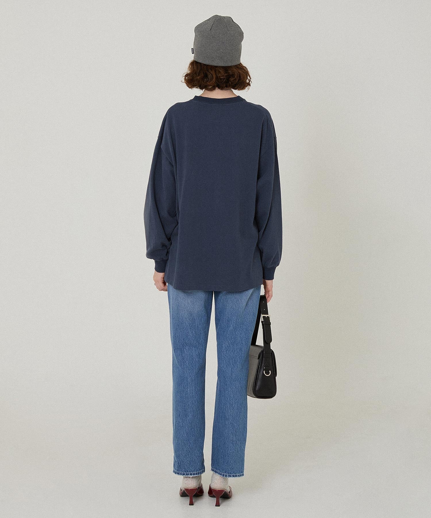 REPAIR DETAIL DENIM PANTS