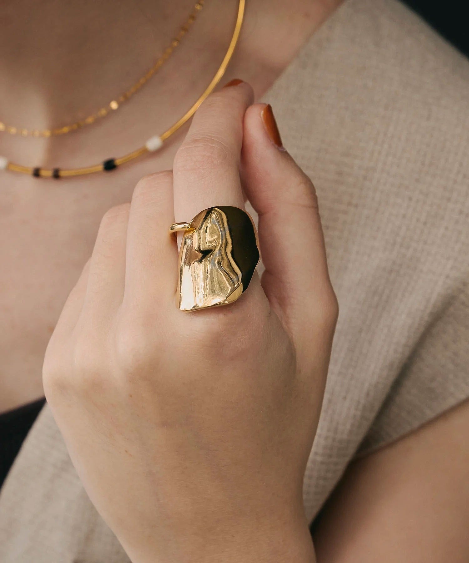 loni/BENJAMIN ASYMMETRY RING