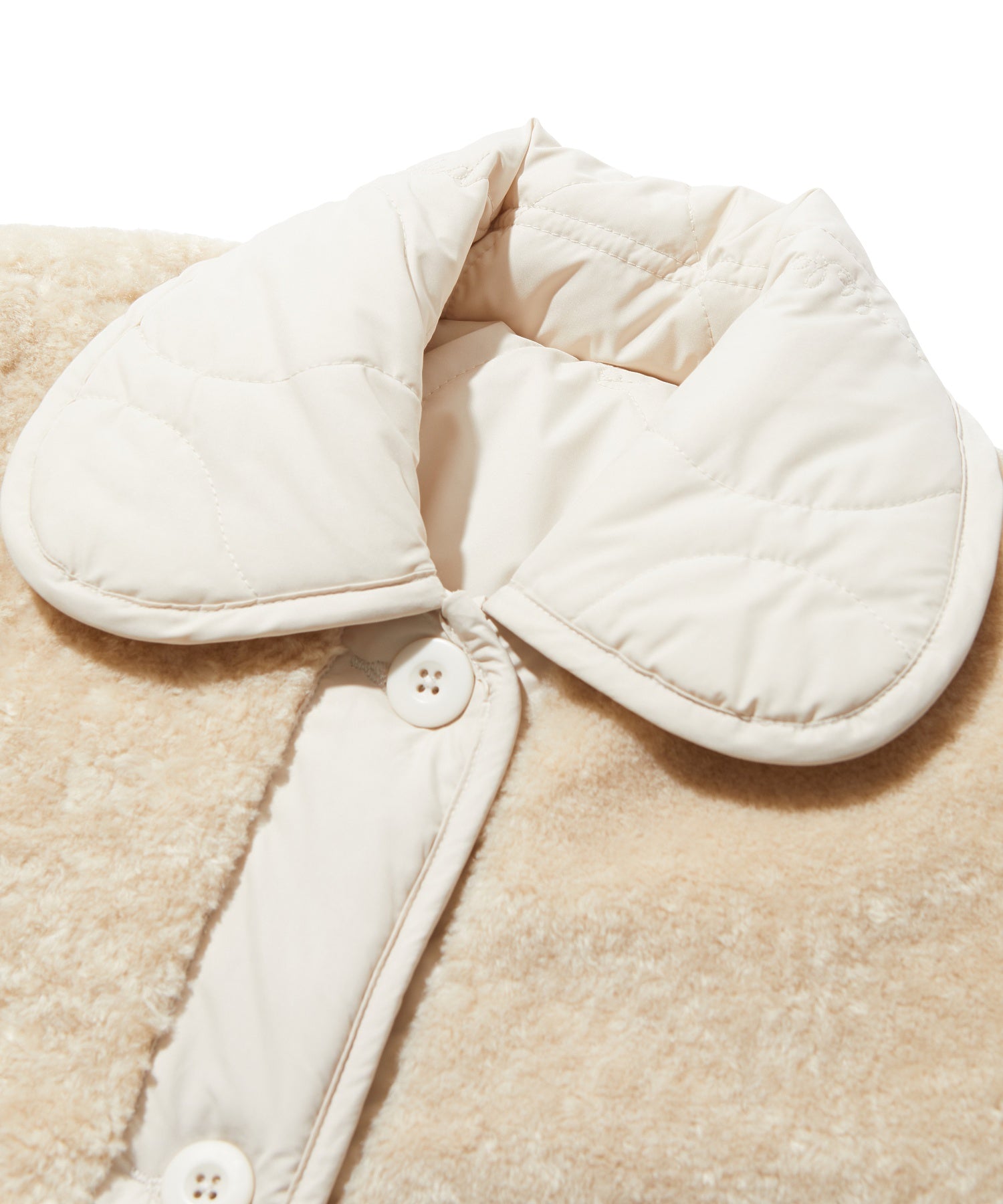 REVERSIBLE QUILTED LOGO LONG COAT