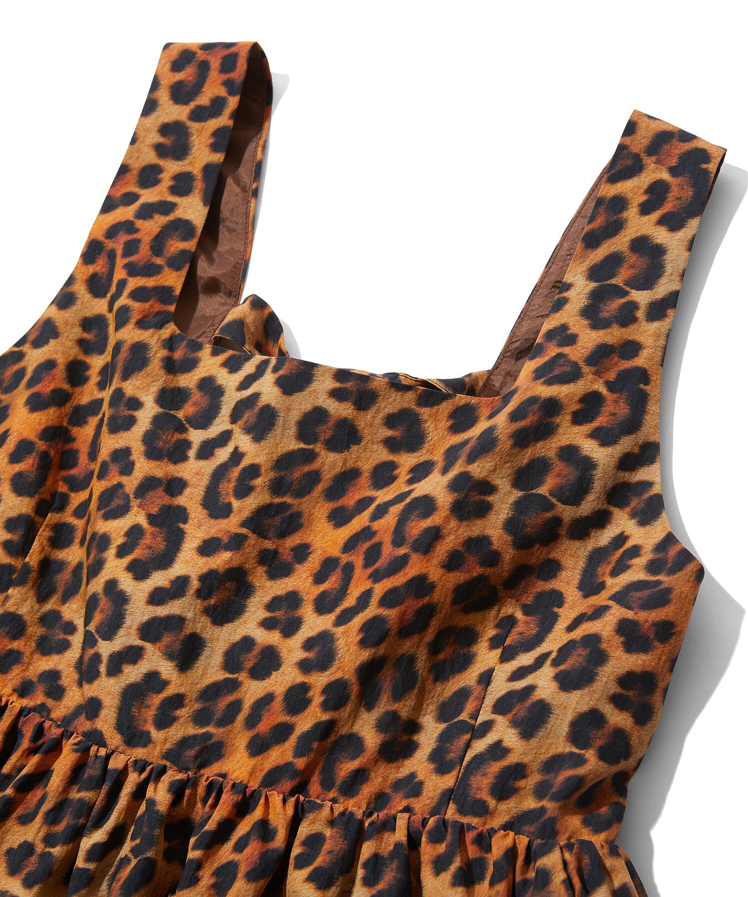 LEOPARD PRINT MINI DRESS