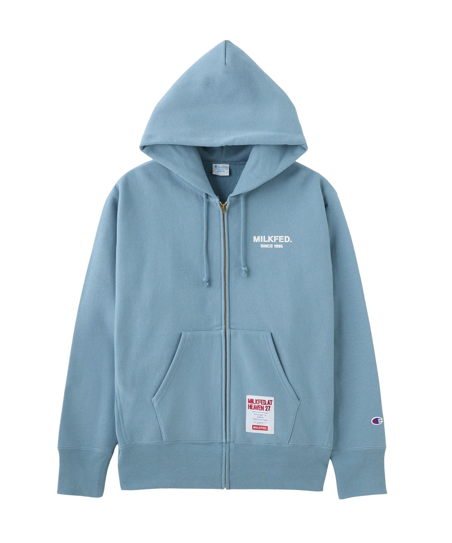 MILKFED. × CHAMPION SWEAT ZIP HOODIE